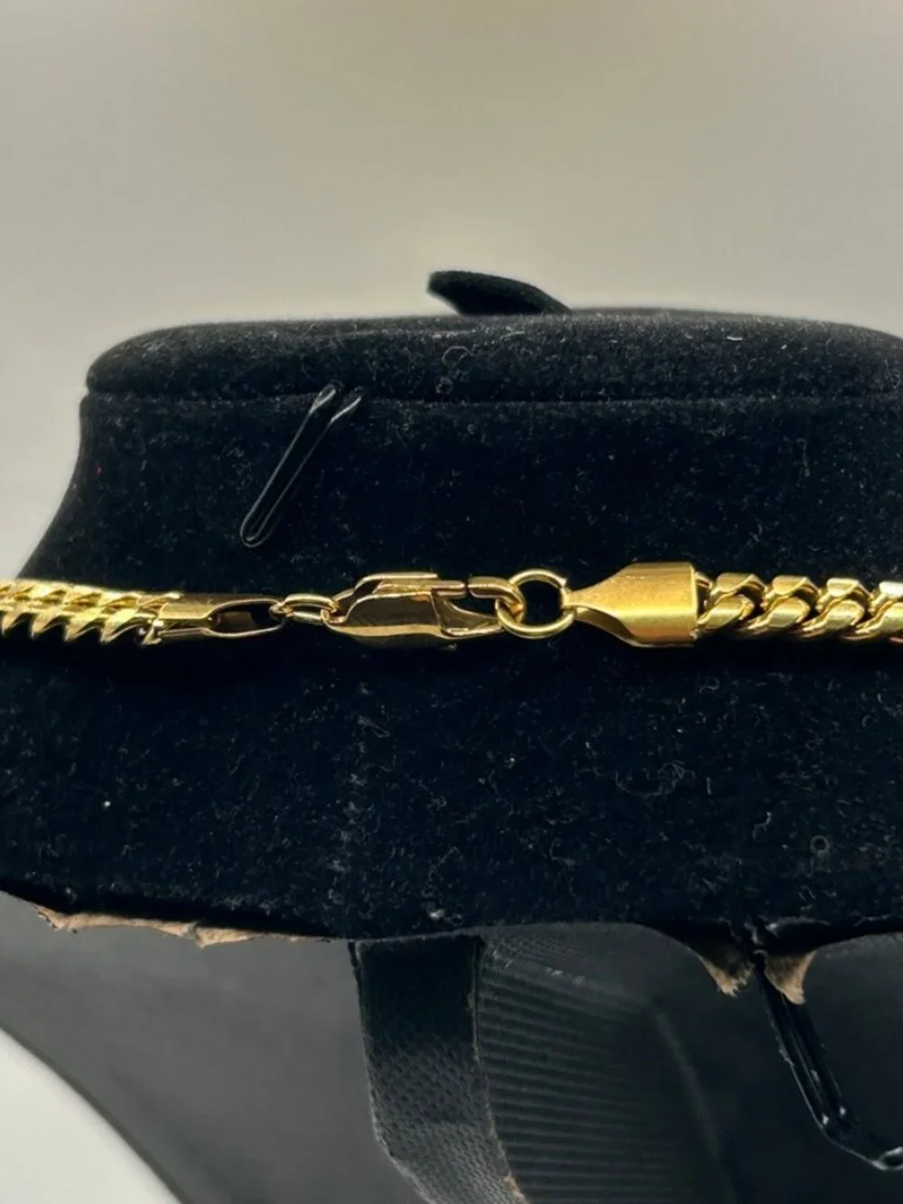 Real Gold Cuban Chain 6mm 26 Inch Plated Stainless Steel Waterproof Mens Solid